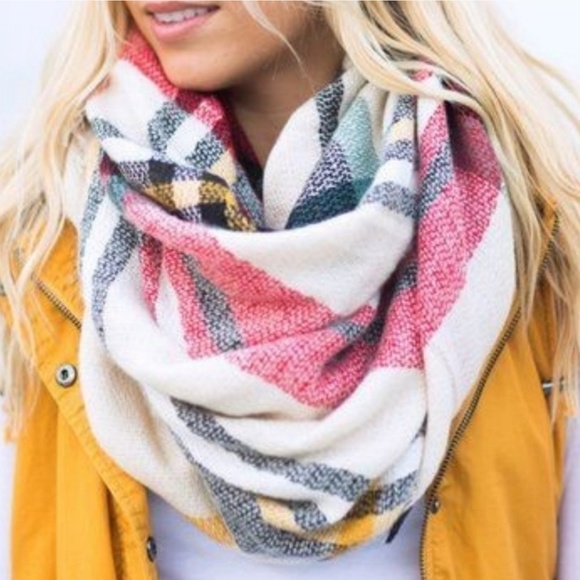 Accessories - 63374 Plaid Blanket Scarf